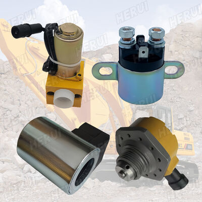 R300 R335 Diesel Engine Parts 24V 6CT 8.3 Fuel Pump Stop Solenoid for Hyundai Excavator Parts 3939019