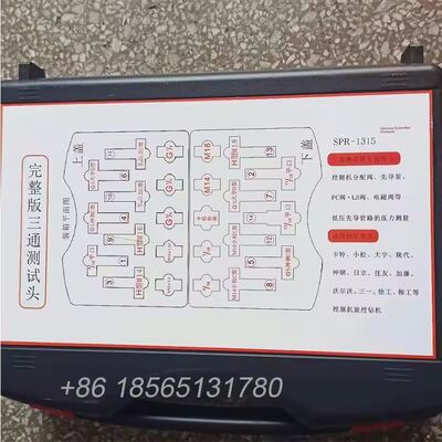 Excavator Engine Parts Hydraulic Pressure Gauge Set Diagnostic Test Kits Tee Joint Box