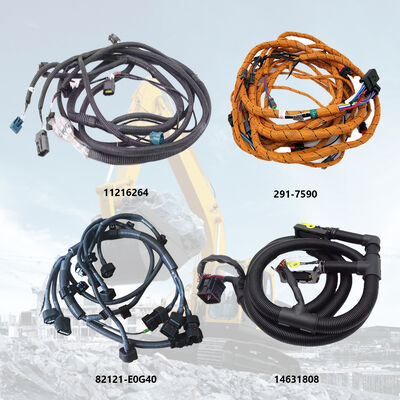 320D Excavator Diagnostic Cable Engine C6.4 Comprehensive Test Wiring Harness for  E320C E320D Injector Harness