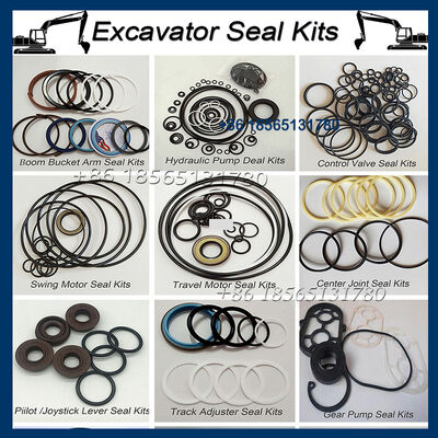 For Komatsu Excavator Pilot Valve Seal Kit  PC200-3 PC200-5 PC200-6 PC200-7 PC200-8 Seal 702-16-71150 Joystick Repair Kit